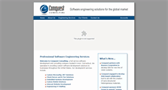 Desktop Screenshot of conquestconsulting.com