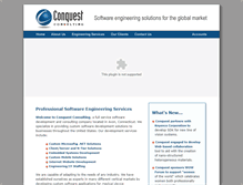 Tablet Screenshot of conquestconsulting.com